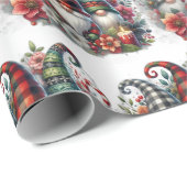 Gnome Season Groetjes Cadeaupapier (Rol Hoek)