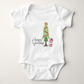 Gnome Seasons Greetings Romper (Voorkant)