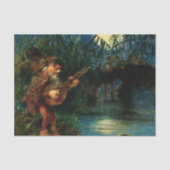 "Gnome Serenade" van Heinrich Schlitt Tissuepapier (Voorkant)