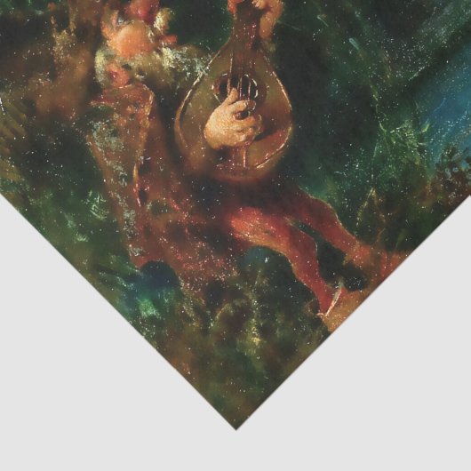 "Gnome Serenade" van Heinrich Schlitt Tissuepapier (Detail)