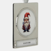 GNOME-serie Verzilverd Banner Ornament (Rechts)
