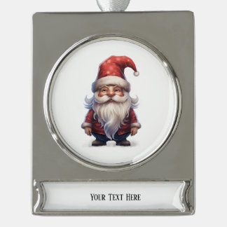 GNOME-serie Verzilverd Banner Ornament