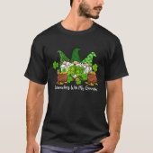 Gnome Shamrock Let Shenanigans Begin St Patricks D T-shirt (Voorkant)