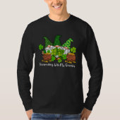 Gnome Shamrock Let Shenanigans Begin St Patricks D T-shirt (Voorkant)