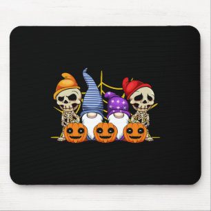 Gnome Skeleton Lazy Halloween Costume Cute Pumpkin Muismat