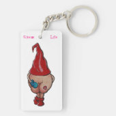 Gnome-sleutelring Sleutelhanger (achterkant)