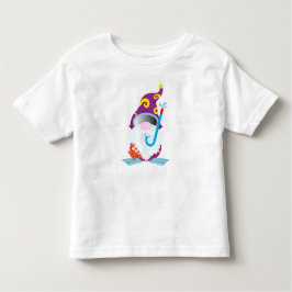 Gnome Snorkeling Funny Beach Kinder Shirts