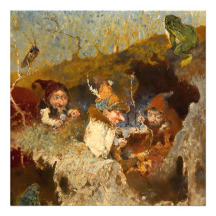 "Gnome Soup" van Heinrich Schlitt Foto Afdruk