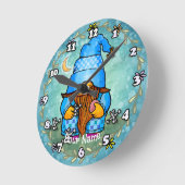 Gnome spelen jacks ronde klok (Hoek)