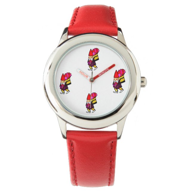 GNOME SPREADS LOVE watch Horloge (Voorkant)