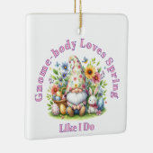 Gnome Spring  Keramisch Ornament (Rechts)