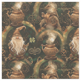 Gnome St. Patrick Pot en regenboogpatroon Stof