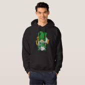 Gnome St Patricks Day Love Irish Flag Saint Patric Hoodie (Voorkant volledig)