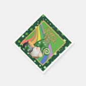 Gnome St. Patrick's Day papieren servet (Hoek)