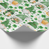 Gnome St. Patrick's Day Wrapping Paper Cadeaupapier (Hoek)