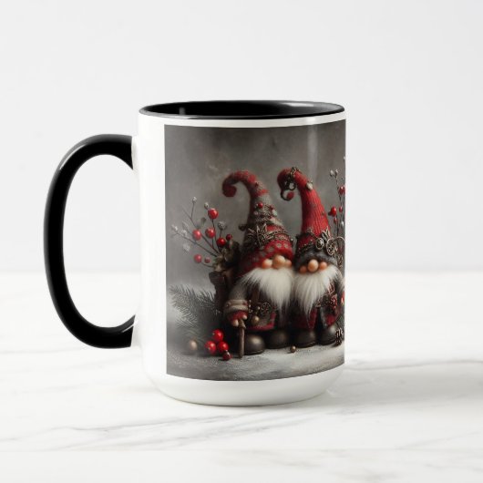 Gnome SteamPunk Christmas Coffee Mok Cup (Links)