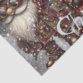 Gnome Steampunk Winter Christmas Tissue Paper Tissuepapier (Detail)