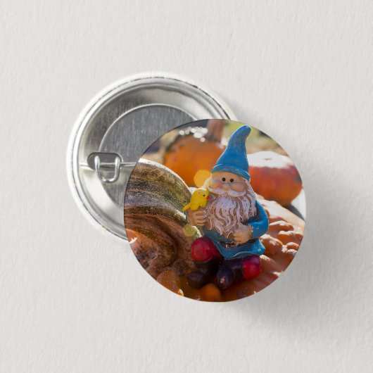Gnome Stem Ronde Button 3,2 Cm (Voorkant /achterkant)