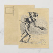 Gnome stimuleert de Cauldron Briefkaart (Voorkant / Achterkant)