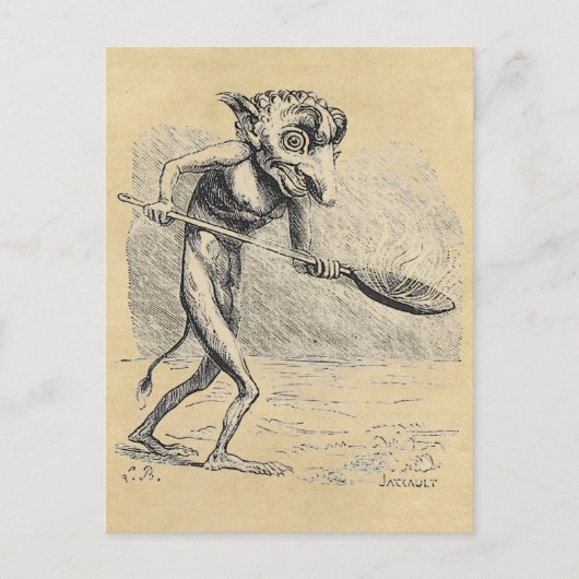 Gnome stimuleert de Cauldron Briefkaart (Voorkant)