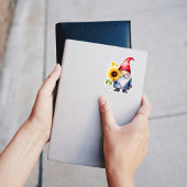 Gnome & Sunflower sticker