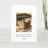 Gnome Surprise van Arthur Rackham Feestdagen Kaart (Achterkant)