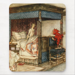 Gnome Surprise van Arthur Rackham Muismat