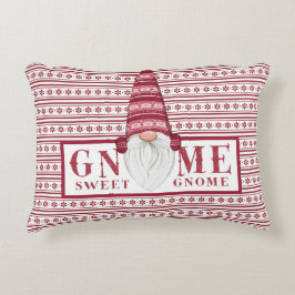 Gnome Sweet Gnome Accent Pillow Kussen