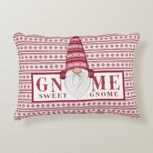 Gnome Sweet Gnome Accent Pillow Kussen
