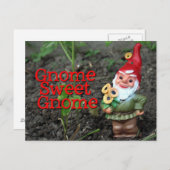 Gnome Sweet Gnome Briefkaart (Voorkant / Achterkant)