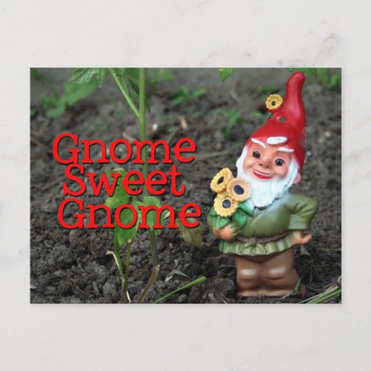 Gnome Sweet Gnome Briefkaart (Voorkant)