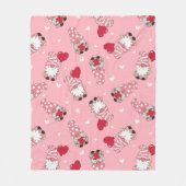 Gnome Sweet Gnome Fleece Deken (Voorkant)