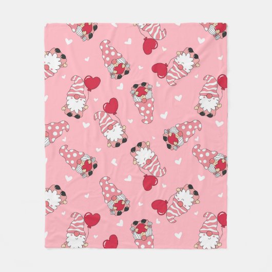 Gnome Sweet Gnome Fleece Deken (Voorkant)