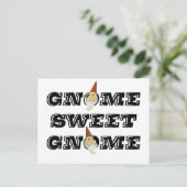 Gnome Sweet Gnome Grappig briefkaart (Staand voorkant)