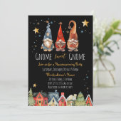 Gnome Sweet Gnome Housewarming Party Kaart (Staand voorkant)
