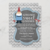 Gnome Sweet Gnome Housewarming Party Uitnodiging (Voorkant / Achterkant)