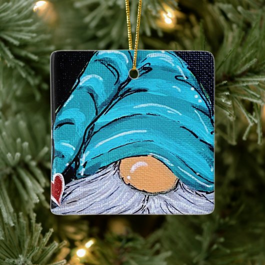 Gnome Sweet Gnome Keramisch Ornament (Boom)