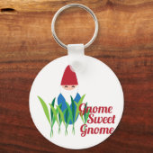 Gnome Sweet Gnome Sleutelhanger (Voorkant)