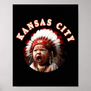 Gnome Tailgating Kansas City BBQ KC Barbecue Koffi Poster