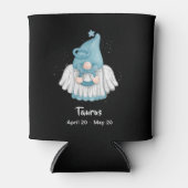 Gnome Taurus Astrology Sign Angel Blikjeskoeler (Voorkant)