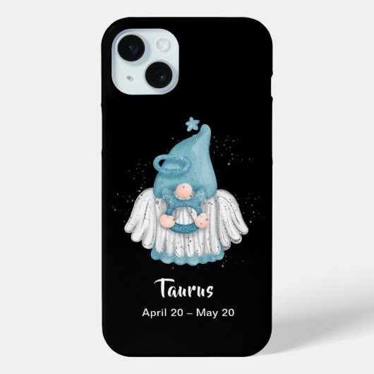 Gnome Taurus Astrology Sign Angel Case-Mate iPhone Case (Achterkant)