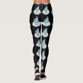 Gnome Taurus Astrology Sign Angel Leggings (Achterkant)