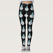 Gnome Taurus Astrology Sign Angel Leggings (Voorkant)