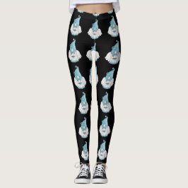 Gnome Taurus Astrology Sign Angel Leggings