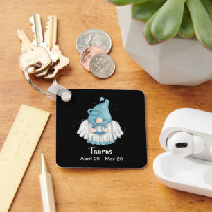 Gnome Taurus Astrology Sign Angel Sleutelhanger
