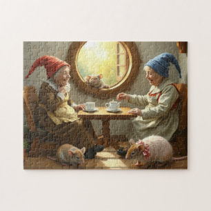Gnome Tea Party Legpuzzel