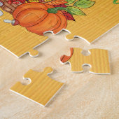 Gnome Thanksgiving Puzzle Legpuzzel (Zijkant)
