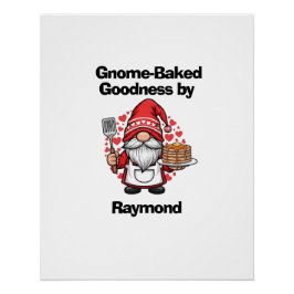 Gnome thuis ontwerp perfect poster