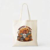 Gnome thuis seizoensgebonden pompoen ontwerp tote bag (Voorkant)