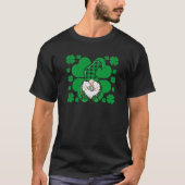Gnome Tie Dye Shamrock C St Patricks Day Hippie Ir T-shirt (Voorkant)